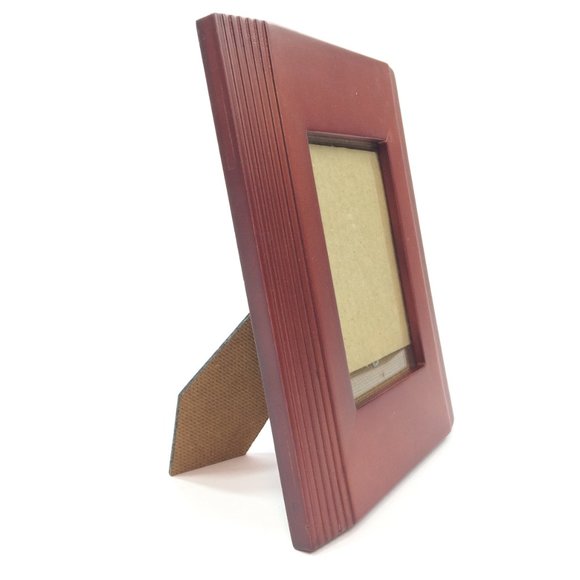 Mahogany Colored Wood Picture Frame - Picture 3 of 3